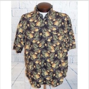 Crossings Men's XXL Cotton Hawaiian Style Shirt